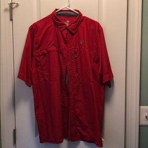 Under Armour short sleeve fishing shirt